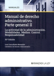 Manual de derecho administrativo II. Parte general II.(Nueva ed. sept. 2025) 