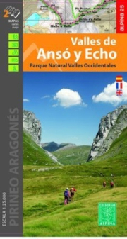 Valles de Anso y Echo 1:25.000 . 